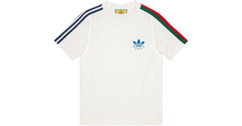 gucci adidas white t shirt|Gucci Adidas women's.